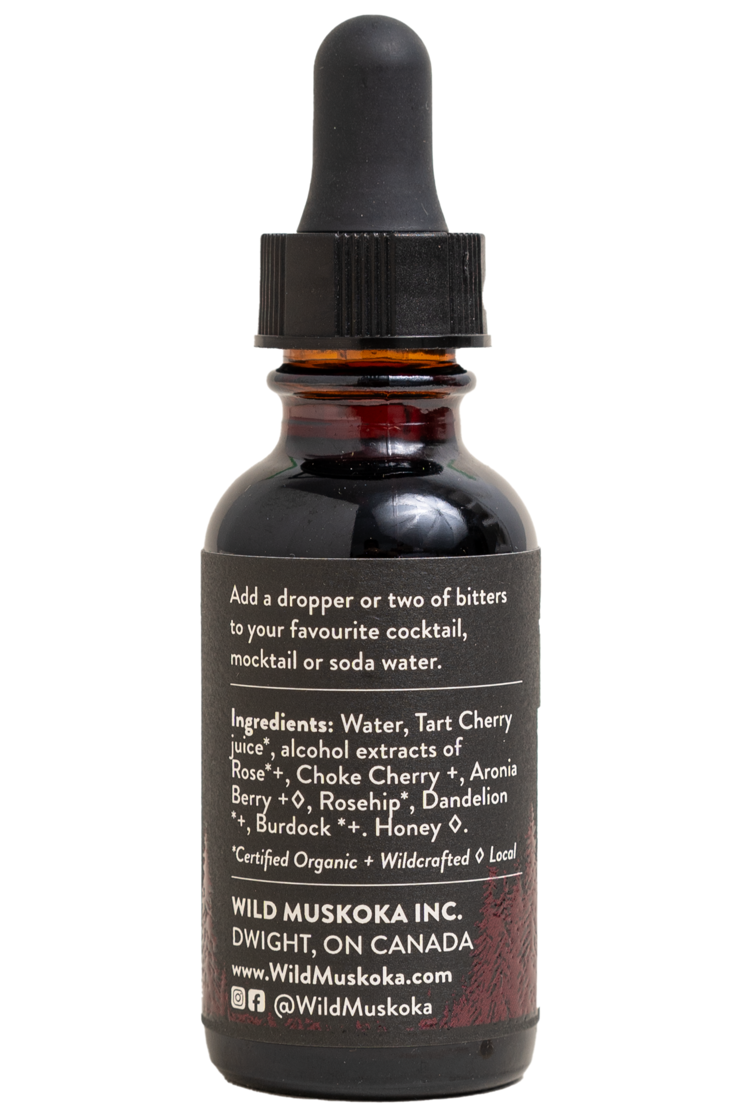 Wild Cherry & Rose Bitters – Wild Muskoka Botanicals