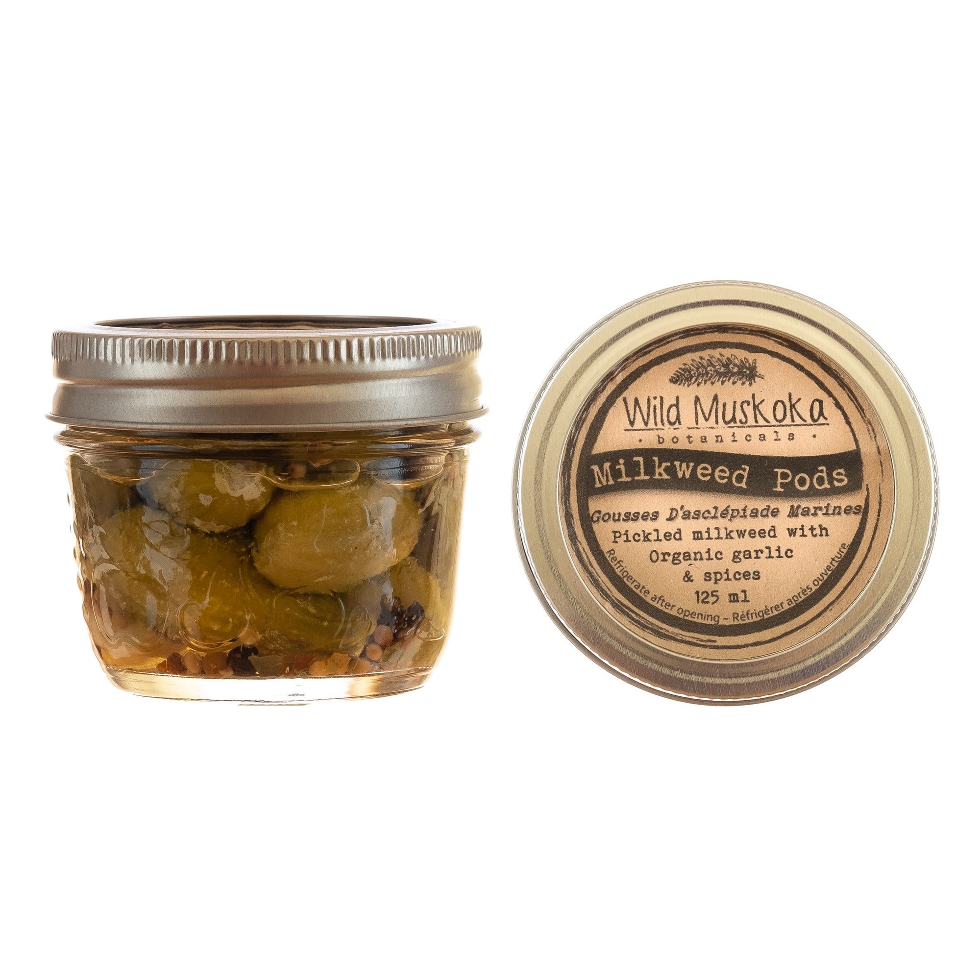 Pickled Milkweed Pods