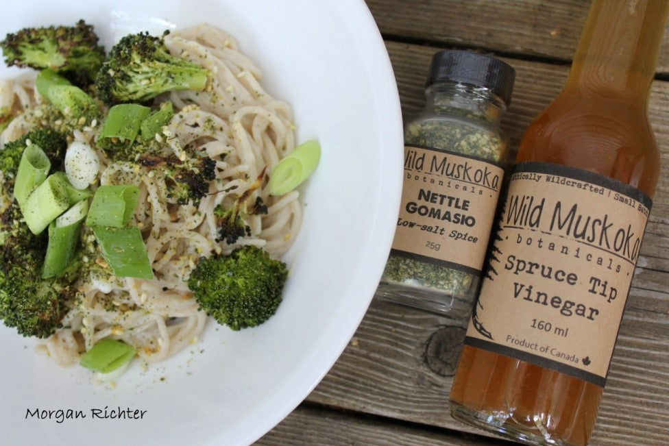 Spruce-Ginger Soba Noodles