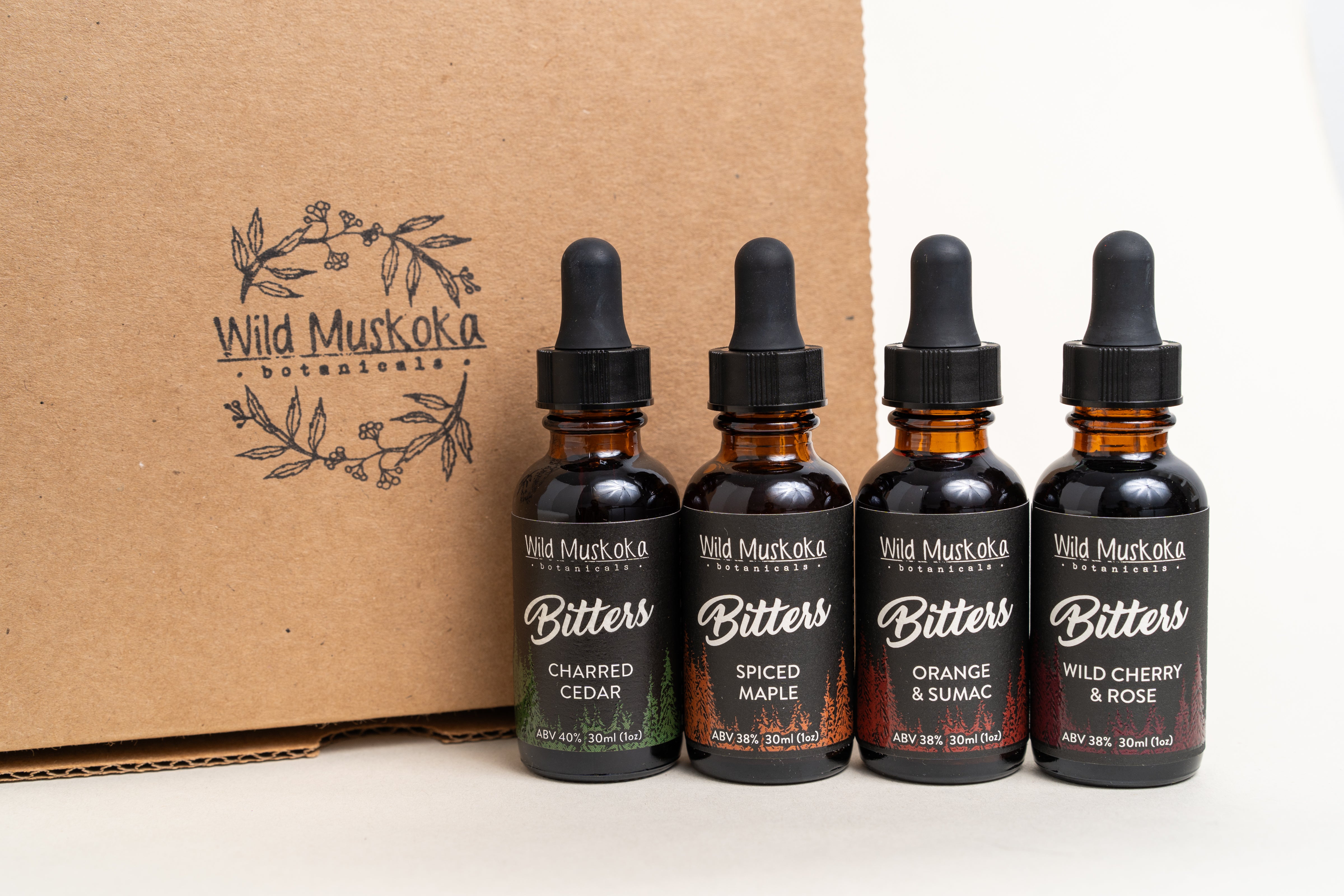 Rose Bitters Wild Cherry & Rose Bitters – Wild Muskoka Botanicals