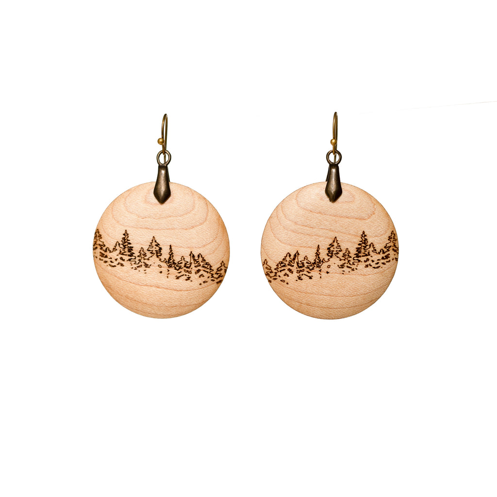 Treeline Earrings - Small