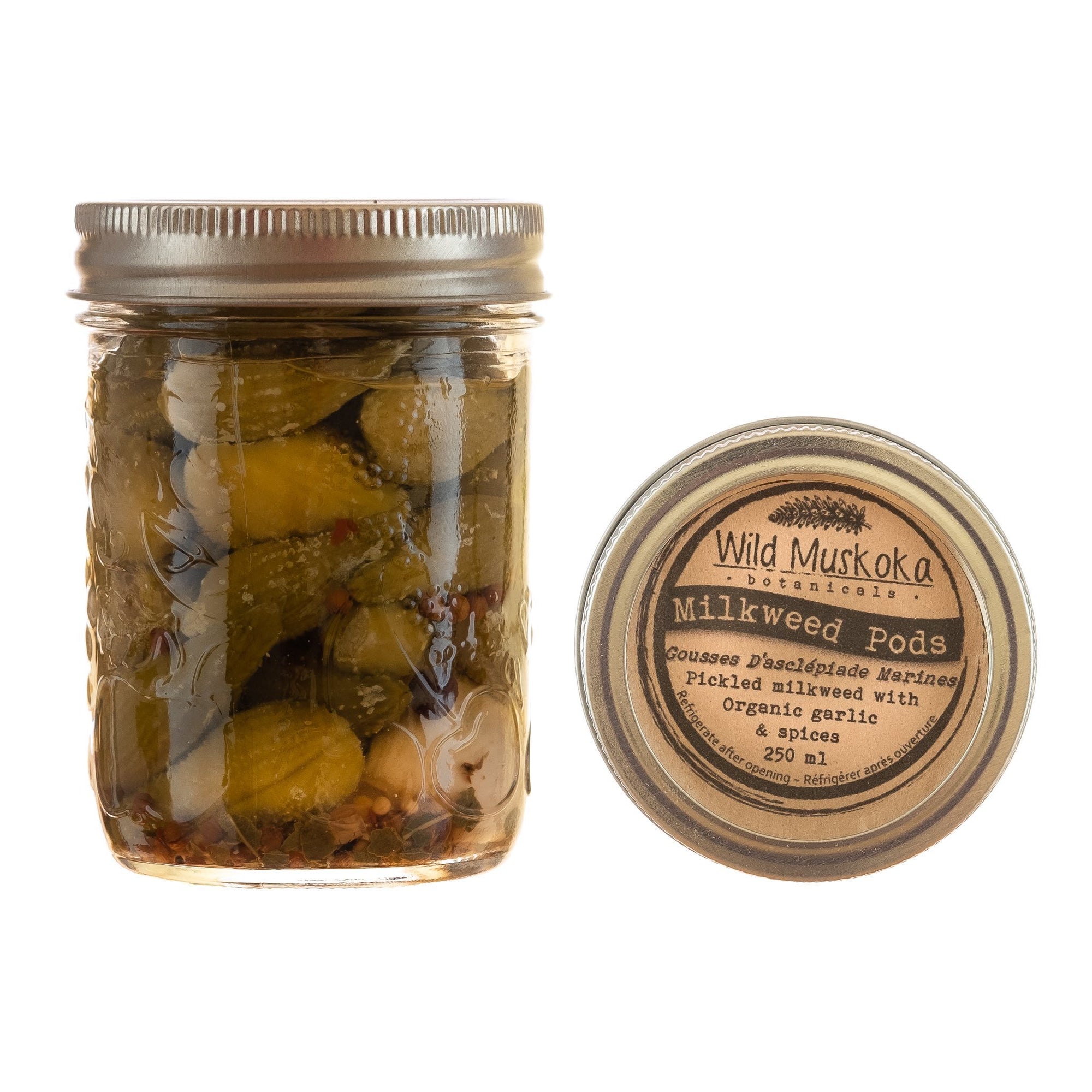 Pickled Milkweed Pods